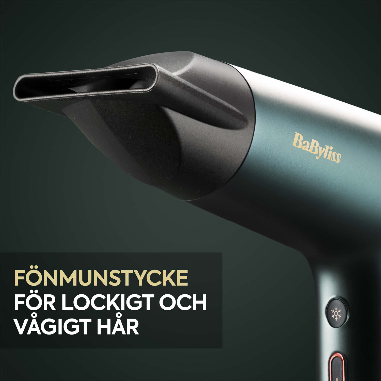 F&ouml;nmunstycke. F&ouml;r lockigt och v&aring;gigt h&aring;r